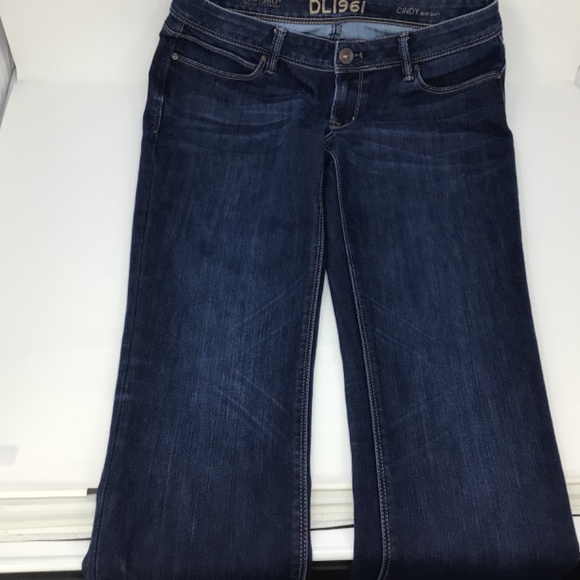DL1961 Cindy Slim Bootcut 4 Way Stretch 360 Comfort Blue Size 30 - Picture 4 of 10